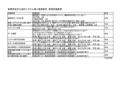 船橋市地方公会計システム導入業務委託 提案評価基準