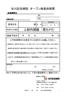 上部内視鏡 （胃カメラ）