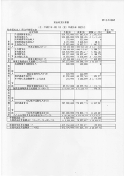 資金収支計算書