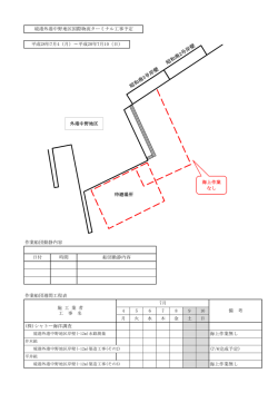 作業船団動静内容 作業船団週間工程表 4 5 6 7 8 9 10 月 火 水 木 金