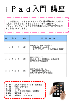 iPad入門
