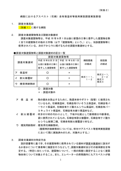 （石綿）含有保温材等使用実態調査実施要領（PDF：231KB）