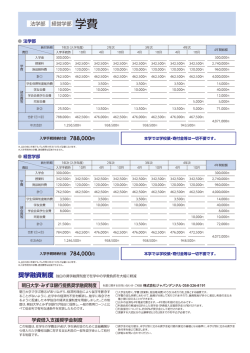 学費_法学部経営学部