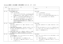 OB会規約改定新旧対照表 - Vervento京都FC