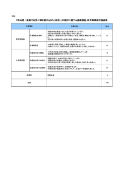 「岡山発！健康で元気に輝き続けるまち（仮称）」の検討に関する基礎調査