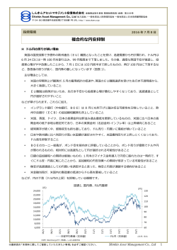 複合的な円安抑制 - しんきんアセットマネジメント投信