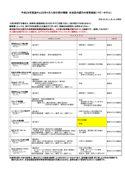 （認可外保育施設（ベビーホテル））