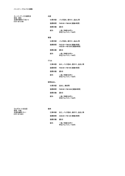 パートナー社員・アルバイト募集 (PDF 40KB)