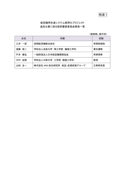 別添 1 - NEDO