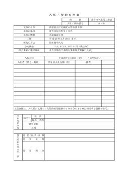 公表簿 - 倉吉市