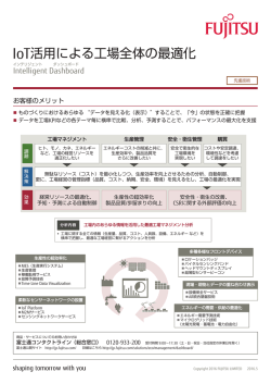 IoT活用による工場全体の最適化