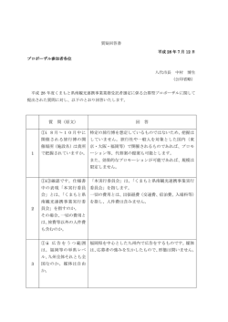 質疑回答書