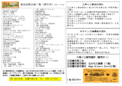 賞品協賛企業一覧（順不同）H28.7.12 付