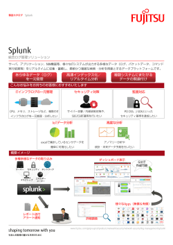 Splunk - Fujitsu