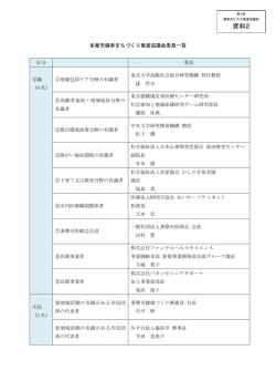資料2 - 多摩市