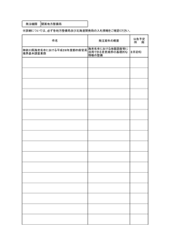 発注機関 関東地方整備局 発注案件の概要 公告予定 時 期 海老名市