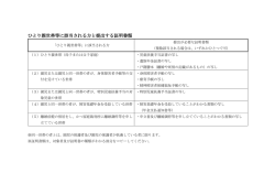 ひとり親世帯等に該当される方と提出する証明書類