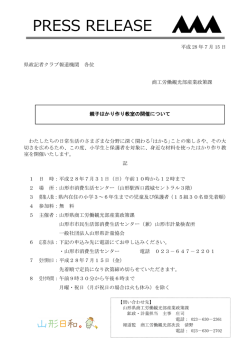 プレスリリース資料 (PDF documentファイル サイズ： 109Kb)