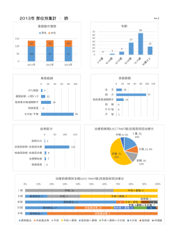 2013年 部位別集計 ： 肺