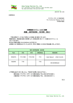 本船 ANTIGONI 1615W NO.1