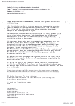 hier als pdf-Datei - &Auml;rztlicher Bezirksverband Oberfranken