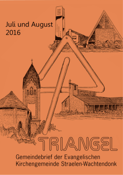 Juli August - evangelische Kirche Straelen