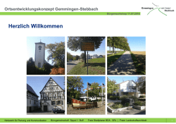 Herzlich Willkommen - Gemeinde Gemmingen