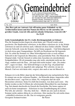 Juli 2016 - Kirchenkreis Pl&ouml;n