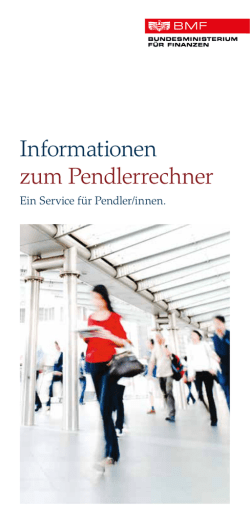 Informationen zum Pendlerrechner