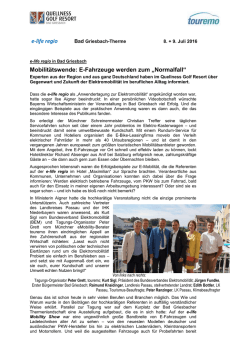 e-life regio Mobilit&auml;tswende: E-Fahrzeuge werden zum &bdquo;Normalfall&ldquo;