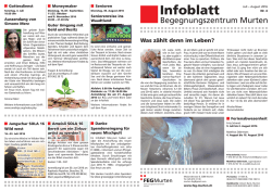 Infoblatt Juli