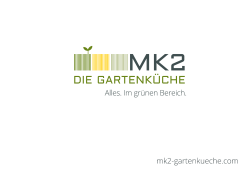 Flyer - MK2-Gartenküche