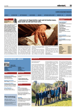 Juli 2016 - Kirchgemeinde B&auml;tterkinden