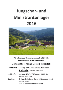 Download: Infos und Anmeldung zum JS- u. Mini
