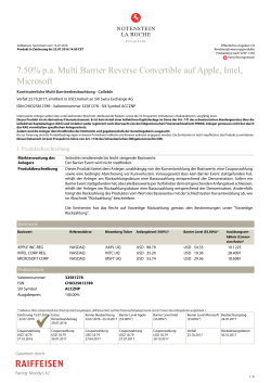 7.50% pa Multi Barrier Reverse Convertible auf Apple