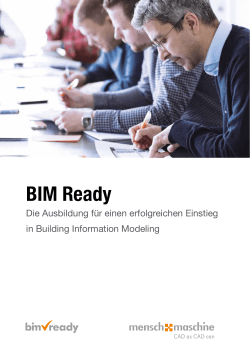 BIM Ready - Mensch und Maschine