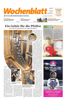 Ein Geh&ouml;r f&uuml;r die Pfeifen