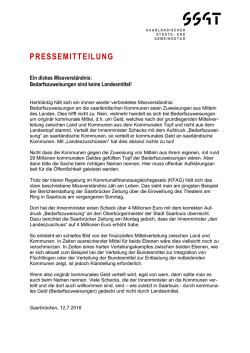 SSGT: Ein dickes Missverständnis - Saarländischer Städte