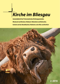druckfrisch - Evangelische Kirche der Pfalz