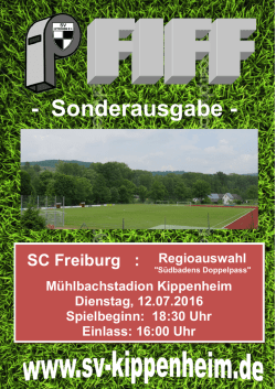 SC Freiburg - SV Kippenheim
