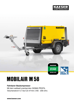 mobilair m 58 - KAESER Kompressoren