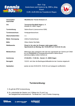 Hier kommt der Text hin &hellip; - Hagener Tennisclub Blau