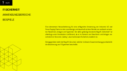 it-sicherheit anwendungsbereiche beispiele