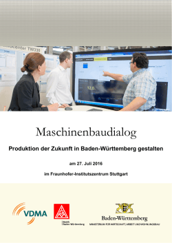 Einladung Maschinenbaudialog 2016 - LBZ-BW