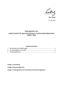 IAMO - Leibniz Gemeinschaft