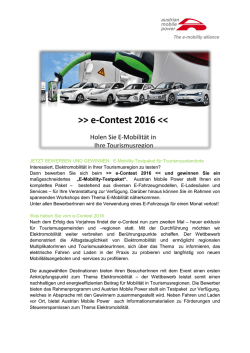 eContest2016 Kurzinformation zur BewerbungPDF