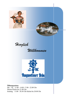 Herzlich Willkommen