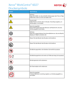 Druckersymbole - Xerox Support and Drivers