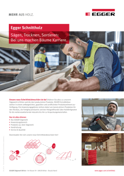 Egger Schnittholz - Forum