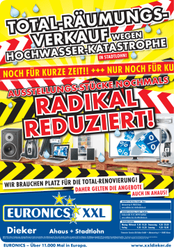 HOCHWASSER-KATASTROPHE AT